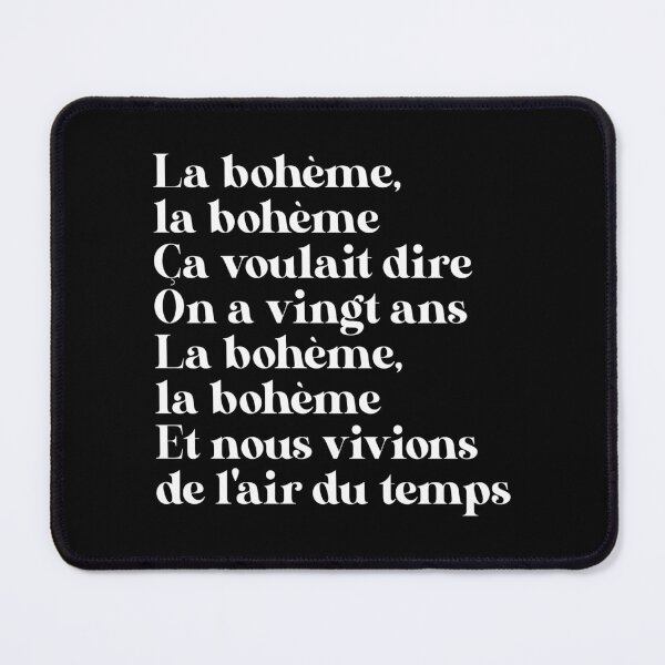 Item preview, La Bohème (white) designed and sold by didijuca.