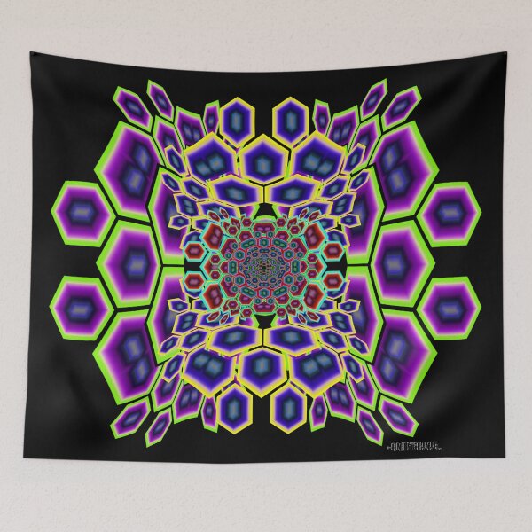 Item preview, Hexagon Psychedelic I designed and sold by AndiTronik.