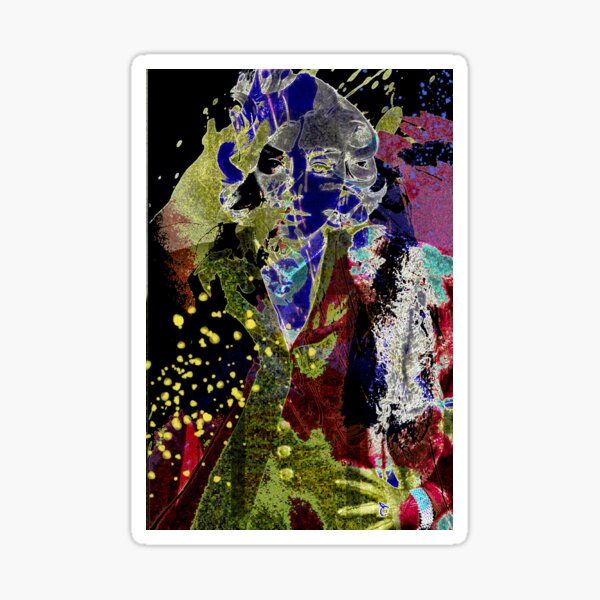 Maryline Monroe - Edition Limitée - Art digital- Tirage signé Sticker