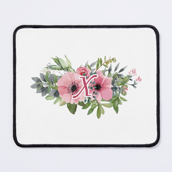 Item preview, X : Floral Initial Wreath Monogram X designed and sold by EasilyShop.