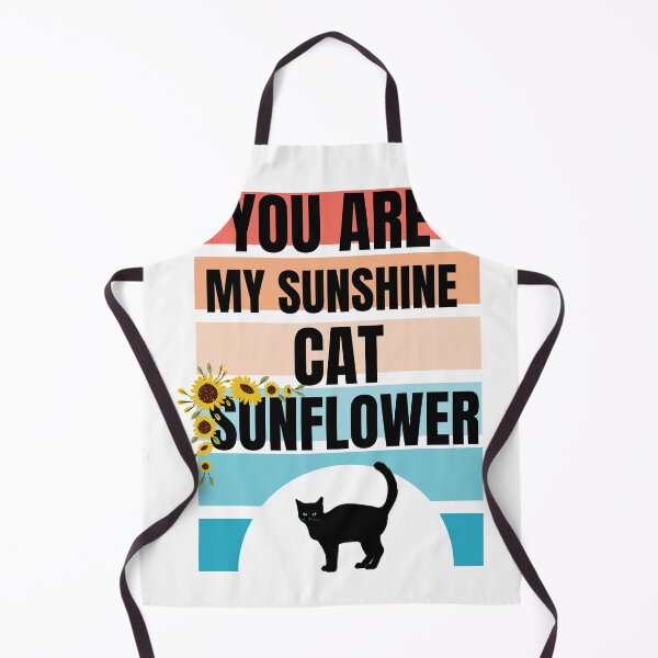 Item preview, You Are My Sunshine Cat Sunflower designed and sold by Tamas Das.
