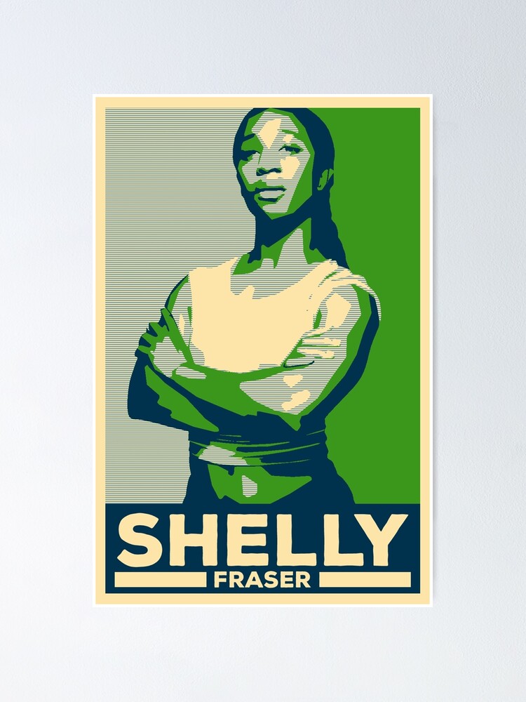 "Jamaica Icons ShellyAnn FraserPryce HOPE Poster Famous