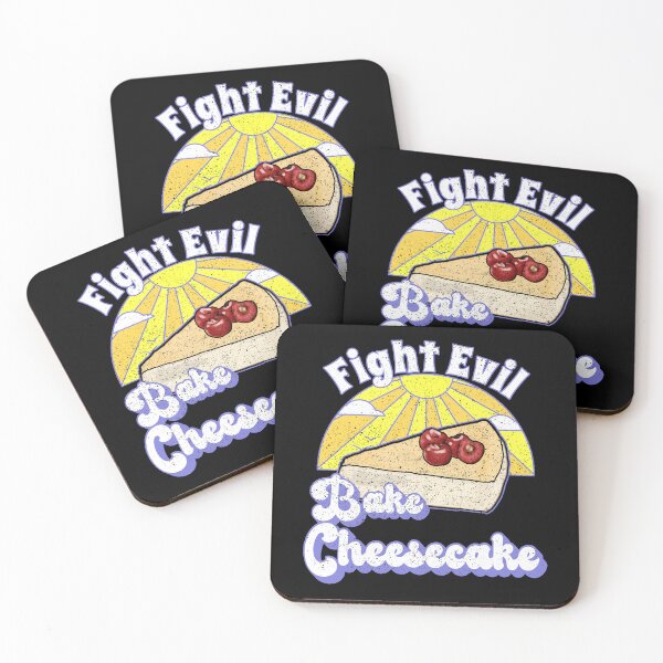 Item preview, Fight Evil Bake Cheesecake -- Happy Hero Pastry Cake Bread Baker (Purple) designed and sold by TheEditrix.