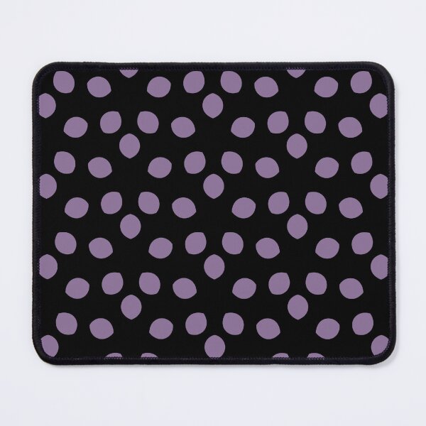 Item preview, Black and Purple Shape Ornamental Pattern Pairs Coloro 2022 Popular Color Lavender Silk 138-48-19 designed and sold by ColorOfTheYears.