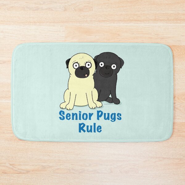 Item preview, Senior Pugs Rule designed and sold by HumphreythePug.