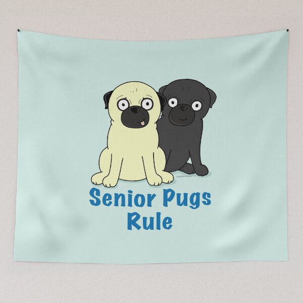 Item preview, Senior Pugs Rule designed and sold by HumphreythePug.