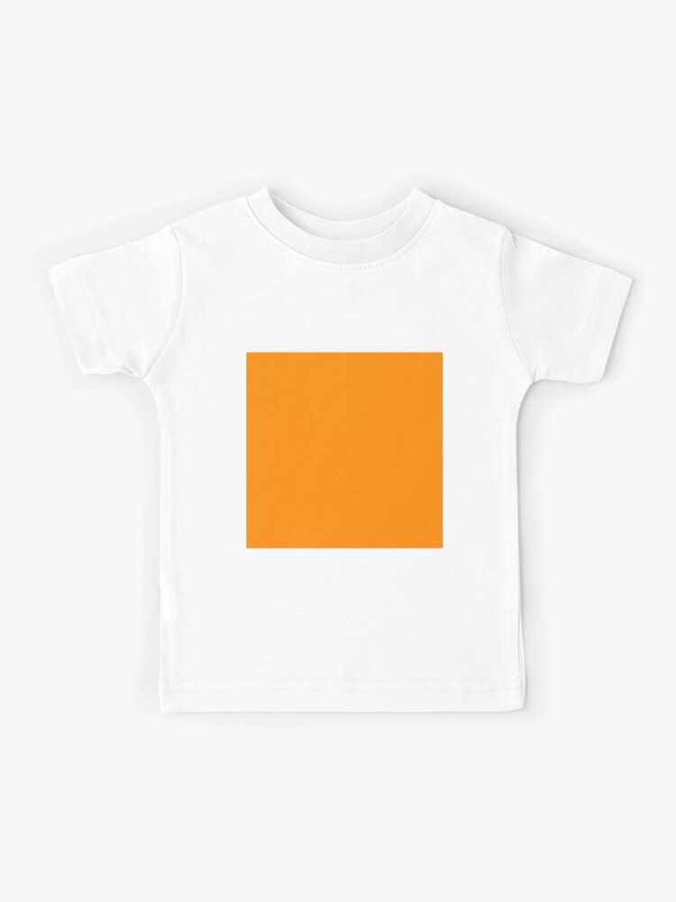 childrens plain orange t shirt