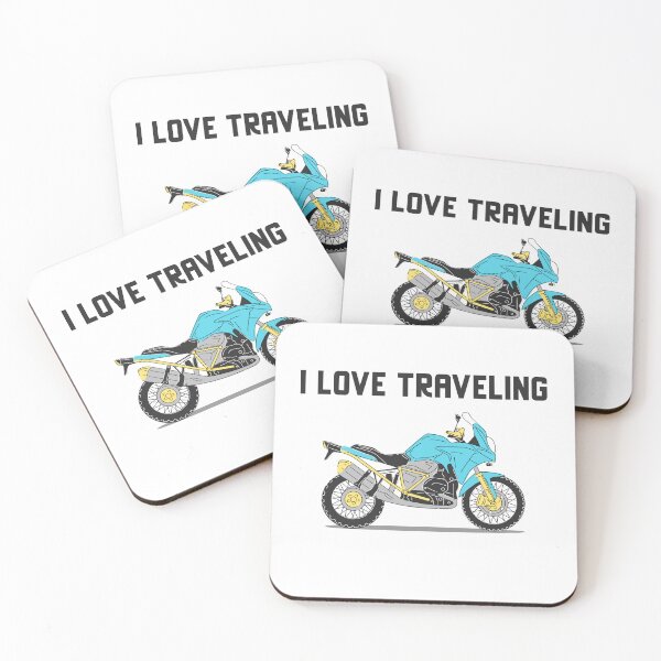 Artikelvorschau, Motorcycling- love traveling  entworfen und verkauft von NoelNimmad.