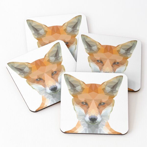 Item preview, Cute Geometric Fox Portrait designed and sold by ajo-rb.