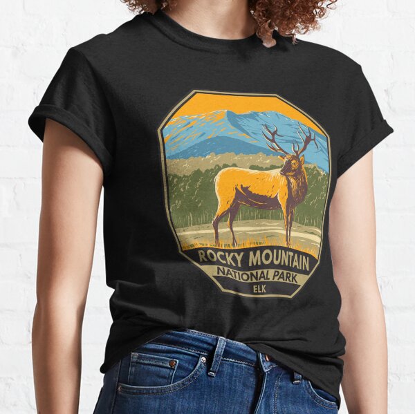 Get High In The Rockies Vintage National Park Rock T-Shirt