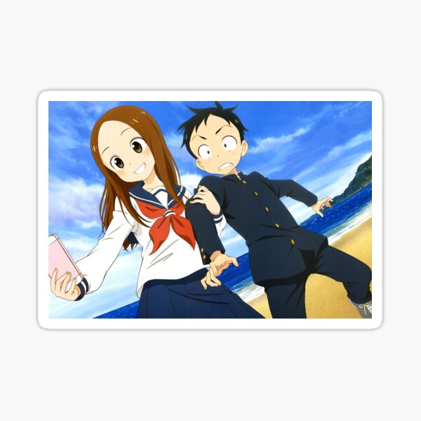 Karakai Jouzu no Takagi-san Sticker for Sale by matsumayuyu