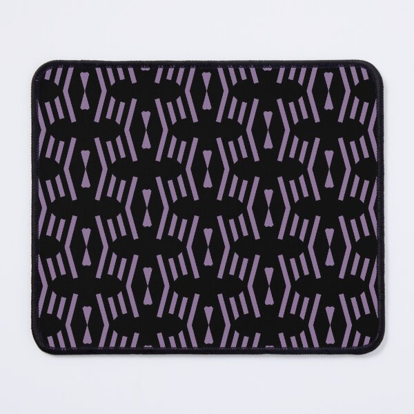 Item preview, Black and Purple Stripe Chevron Pattern Pairs Coloro 2022 Popular Color Lavender Silk 138-48-19 designed and sold by ColorOfTheYears.