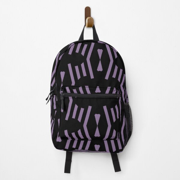 Item preview, Black and Purple Stripe Chevron Pattern Pairs Coloro 2022 Popular Color Lavender Silk 138-48-19 designed and sold by ColorOfTheYears.