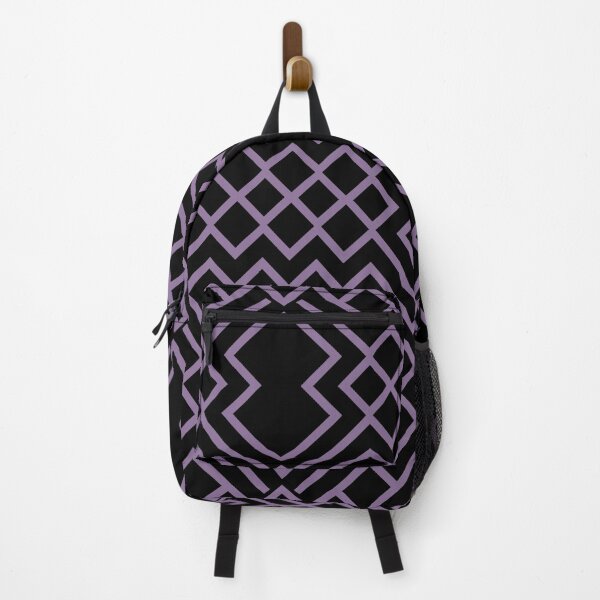 Item preview, Black and Purple Geometric Shape Pattern Pairs Coloro 2022 Popular Color Lavender Silk 138-48-19 designed and sold by ColorOfTheYears.