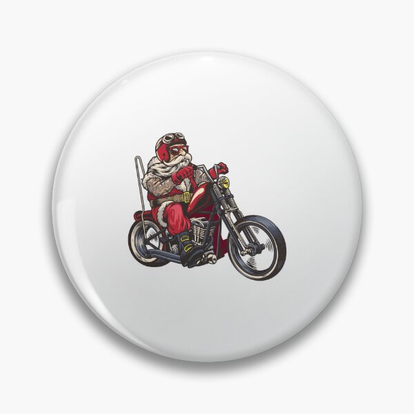 Item preview, Santa Claus on a motorcycle designed and sold by NoelNimmad.