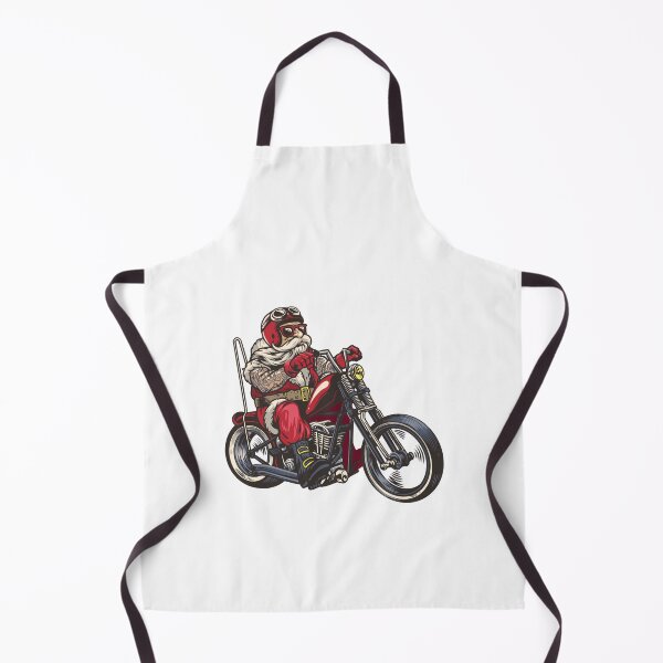 Item preview, Santa Claus on a motorcycle designed and sold by NoelNimmad.