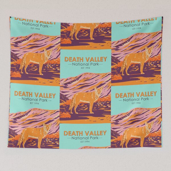Artikelvorschau, Death Valley Nationalpark Coyote Vintage entworfen und verkauft von KrisSidDesigns.