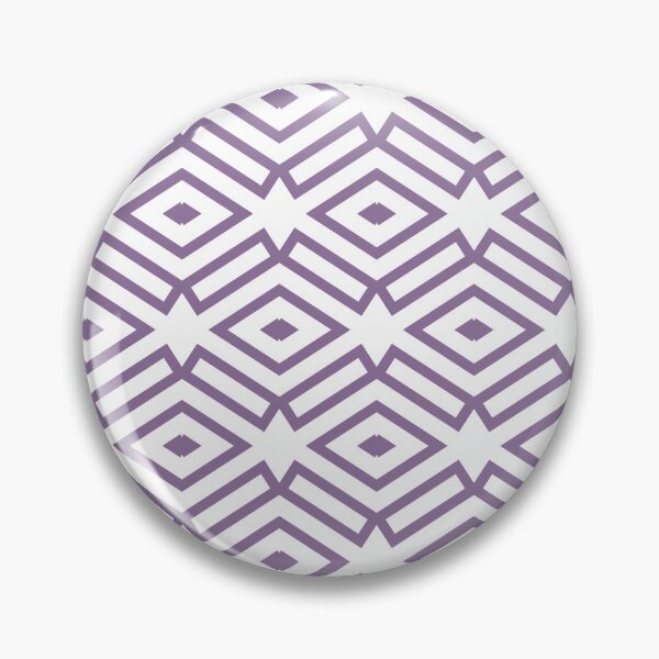 Item preview, Purple and White Ornamental Shape Pattern 7 Pairs Coloro 2022 Popular Color Lavender Silk 138-48-19 designed and sold by ColorOfTheYears.