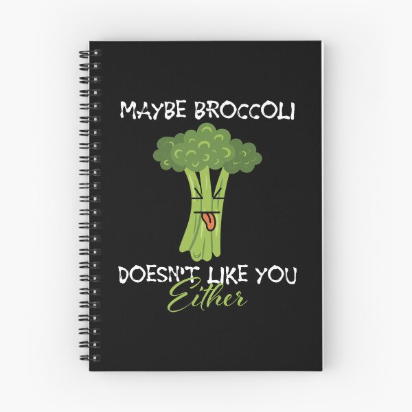 Item preview, maybe broccoli doesnt like you either on black designed and sold by NeoLab Society.