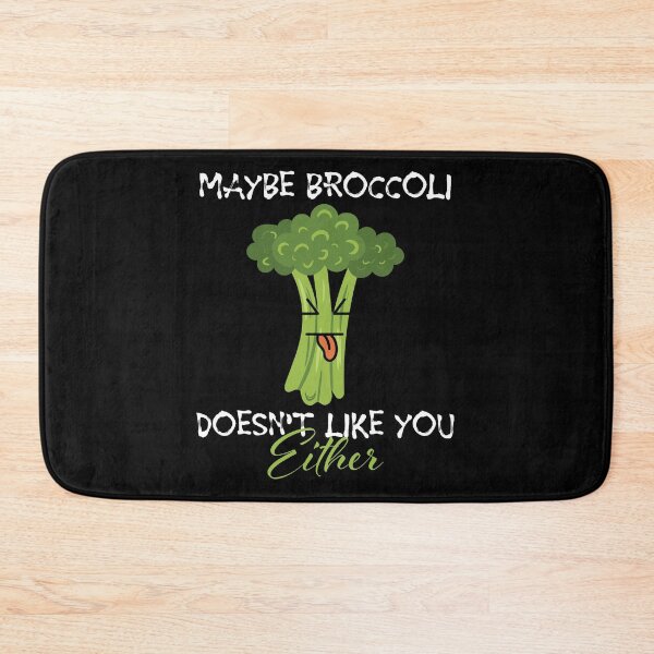 Item preview, maybe broccoli doesnt like you either on black designed and sold by NeoLab Society.