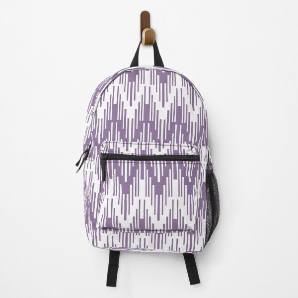 Item preview, Purple and White Striped Chevron Pattern Pairs Coloro 2022 Popular Color Lavender Silk 138-48-19 designed and sold by ColorOfTheYears.