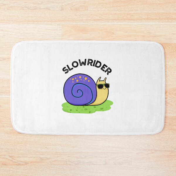 Item preview, Slow Rider Funny Snail Puns  designed and sold by punnybone.