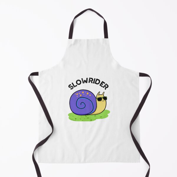 Item preview, Slow Rider Funny Snail Puns  designed and sold by punnybone.