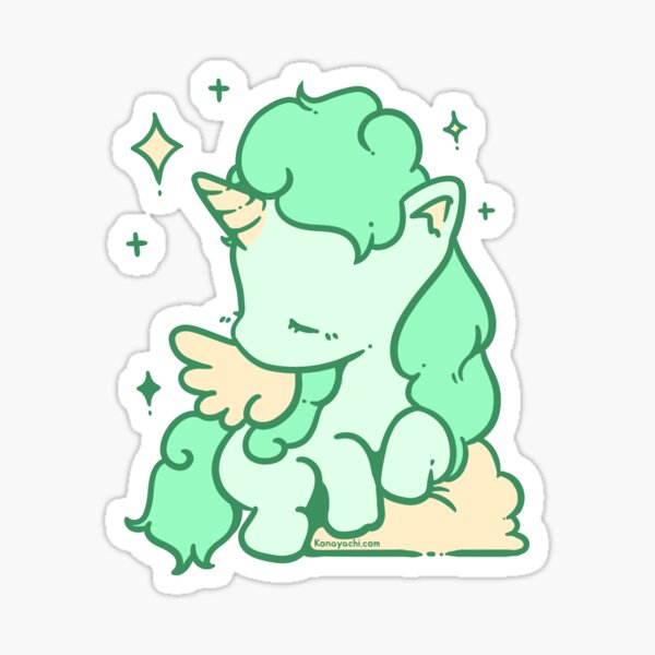 Soft Unicorn (Mint Turquoise) Sticker
