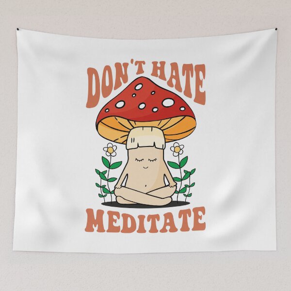 Item preview, Don´t Hate, meditation designed and sold by Tinteria.