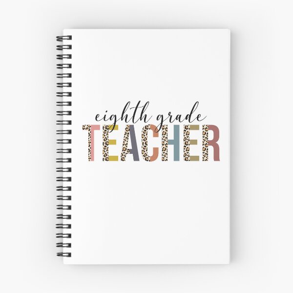 Item preview, Eighth Grade Teacher Leopard Print Design designed and sold by andieartco.