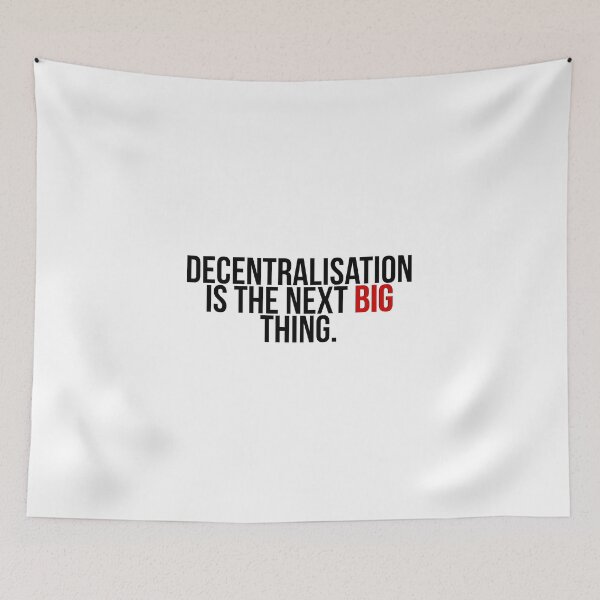 Item preview, Decentralisation is the next Big thing. Cryptocurrency | Web 3.0 | NFT designed and sold by H3arthack3r.