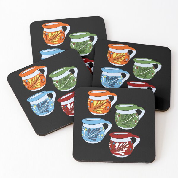 Item preview, Cafecito Mexican Jarritos Sticker Pack Mixed Pattern designed and sold by that5280lady.