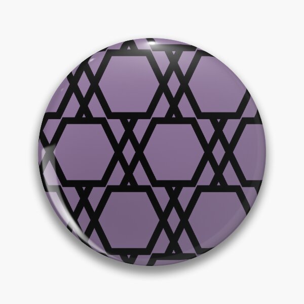 Item preview, Black and Purple Tessellation Pattern 20 Pairs Coloro 2022 Popular Color Lavender Silk 138-48-19 designed and sold by ColorOfTheYears.