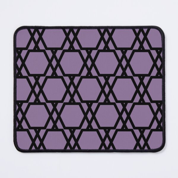 Item preview, Black and Purple Tessellation Pattern 20 Pairs Coloro 2022 Popular Color Lavender Silk 138-48-19 designed and sold by ColorOfTheYears.