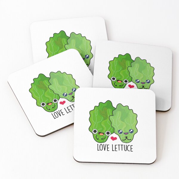 Item preview, Love Lettuce Funny Veggie Puns  designed and sold by punnybone.