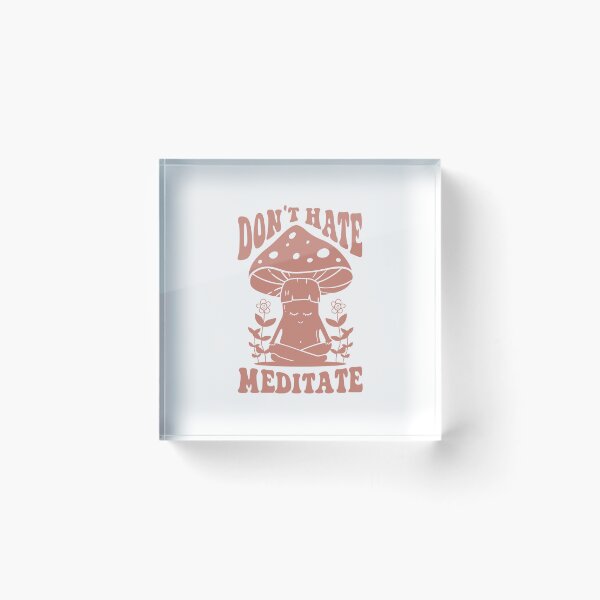 Item preview, Don´t Hate, meditation designed and sold by Tinteria.