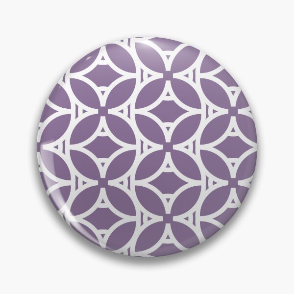 Item preview, Purple and White Tessellation Pattern 37 Pairs Coloro 2022 Popular Color Lavender Silk 138-48-19 designed and sold by ColorOfTheYears.