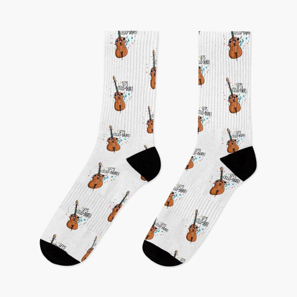 Item preview, Let's Cello-brate Funny Cello Puns   designed and sold by punnybone.