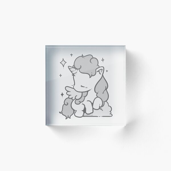 Item preview, Soft Unicorn (Monochrome Grey) designed and sold by Konayachi.