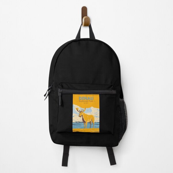 Item preview, Denali National Park Alaska Moose Vintage designed and sold by KrisSidDesigns.