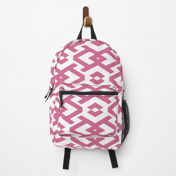 Item preview, Bubblegum and White Geometric Shape Pattern Pairs Coloro 2022 Popular Color Pink Guava 151-53-27 designed and sold by ColorOfTheYears.