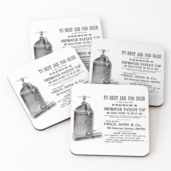 Item preview, Vintage advert for stoneware beer jars designed and sold by Random Railways.