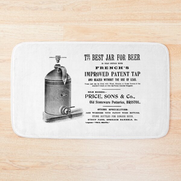 Item preview, Vintage advert for stoneware beer jars designed and sold by Random Railways.