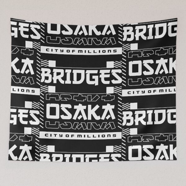 Artikelvorschau, Japanische urbane Streetwear: Osaka City entworfen und verkauft von Funny-Tees4U.
