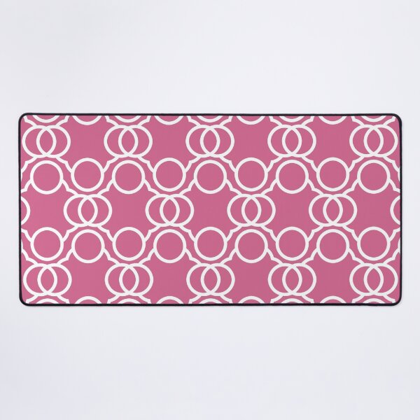 Artikelvorschau, Bubblegum and White Geometric Circle Pattern Pairs Coloro 2022 Popular Color Pink Guava 151-53-27 entworfen und verkauft von ColorOfTheYears.