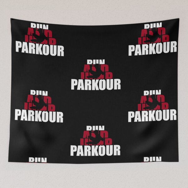 Item preview, Run Jump Parkour Free Running Gifts designed and sold by justcoolmerch.