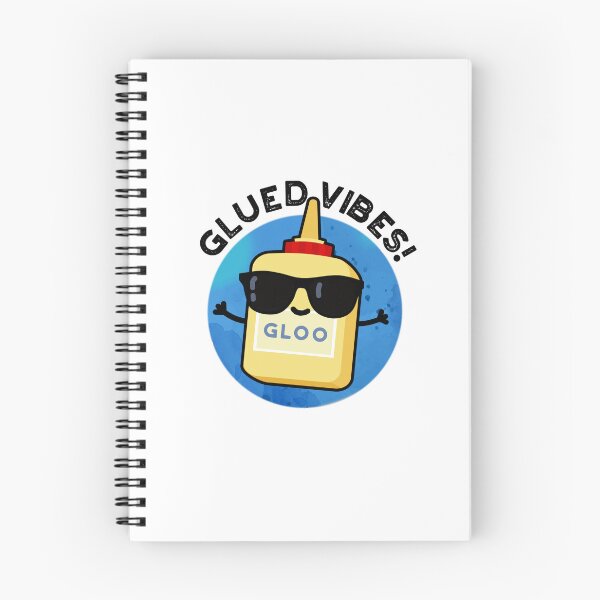 Item preview, Glued Vibes Funny Glue Puns  designed and sold by punnybone.