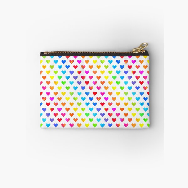 Item preview, Colorful Rainbow Hearts Stripe Pattern designed and sold by ArtVixen.