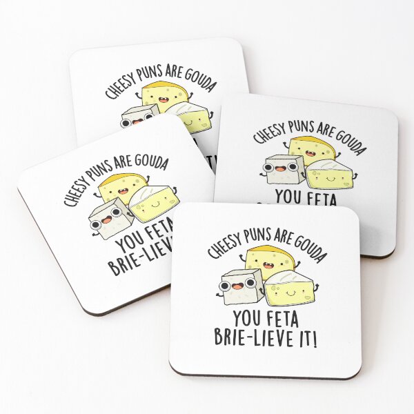 Item preview, Cheesy Puns Are Gouda You Feta Brie-lieve It Cheese Puns  designed and sold by punnybone.