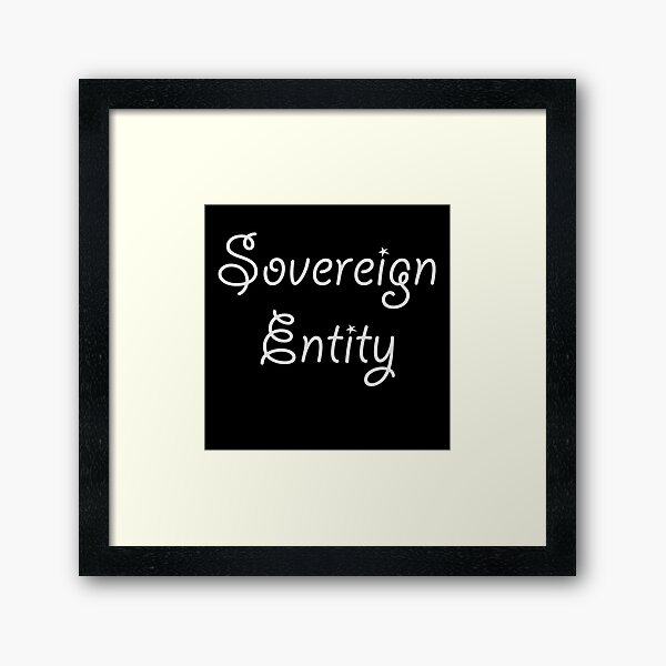 Vista previa del artículo con la obra «entidad soberana», diseñado y vendido por MKay2.